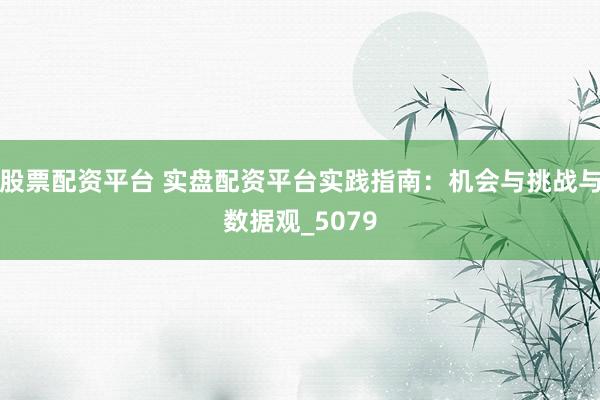 股票配资平台 实盘配资平台实践指南：机会与挑战与数据观_5079