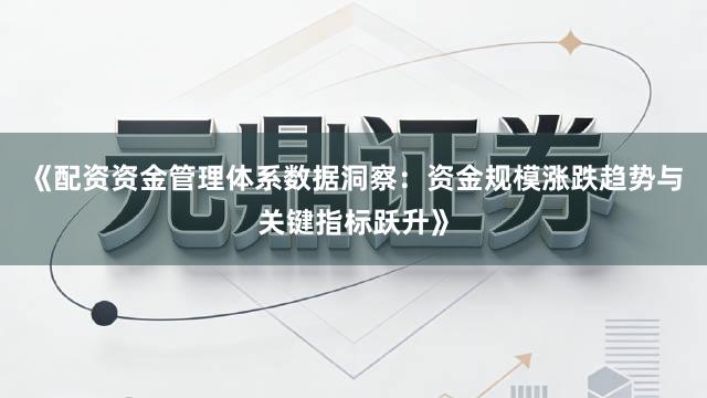 《配资资金管理体系数据洞察：资金规模涨跌趋势与关键指标跃升》