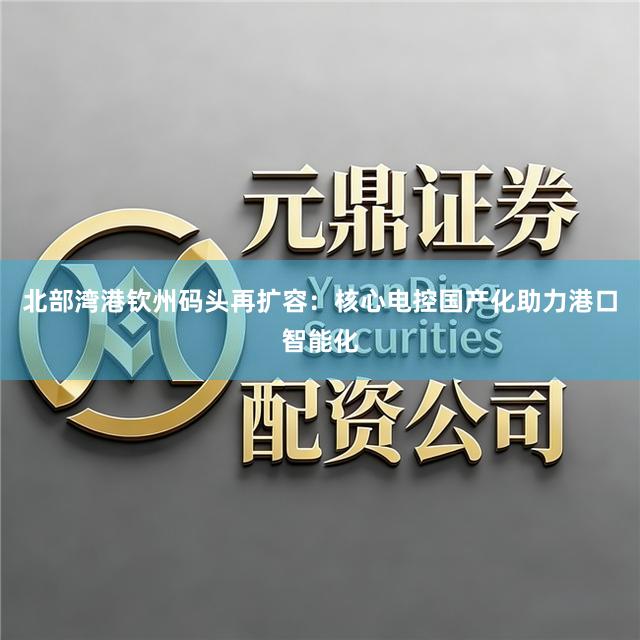 北部湾港钦州码头再扩容：核心电控国产化助力港口智能化